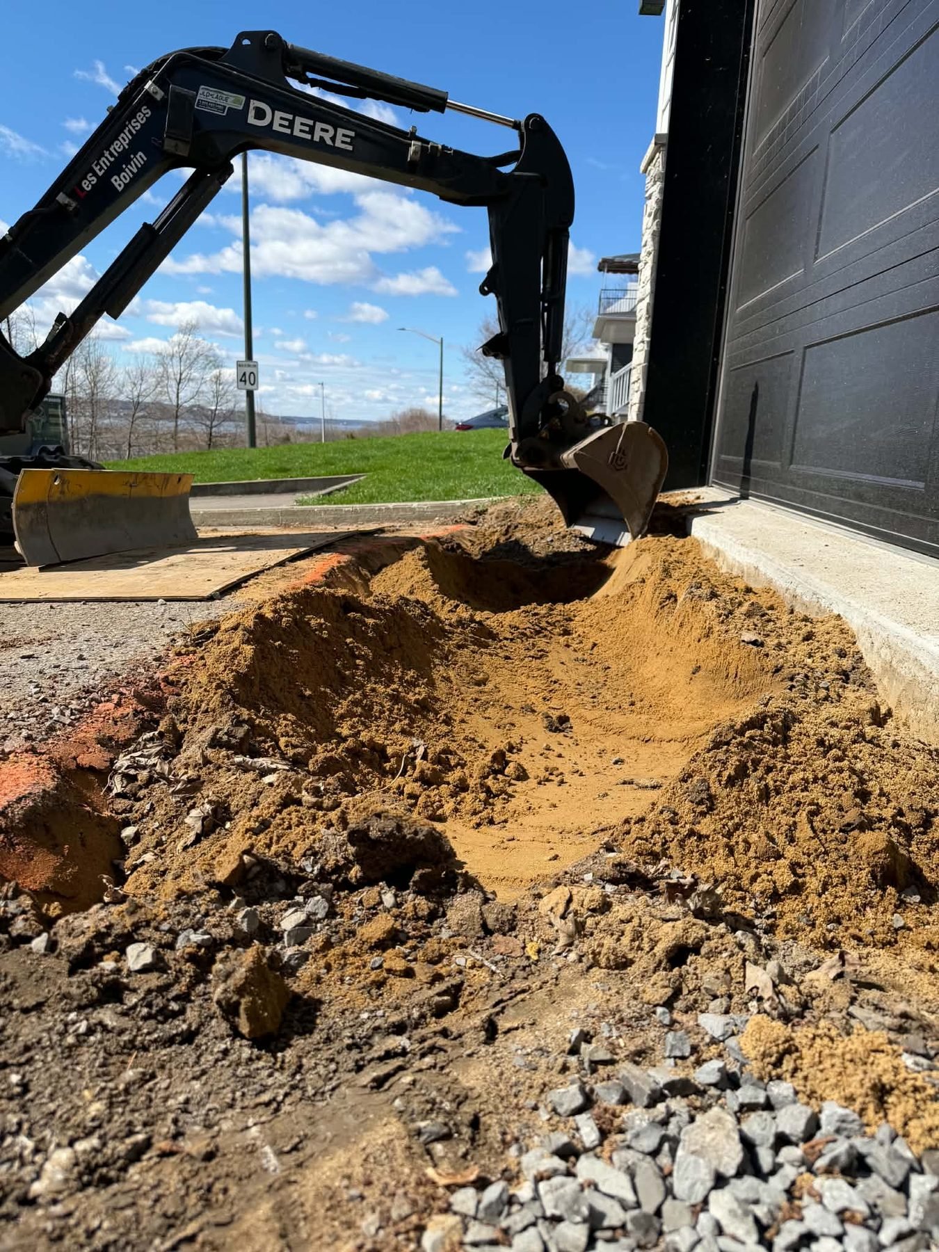Excavation — excavatrice Les Entreprises Boivin